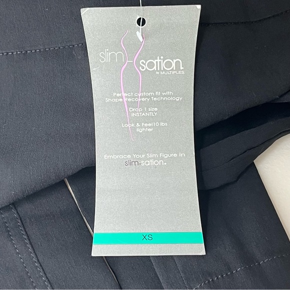 SOFT SURROUNDINGS NWT SUPER STRETCH CAPRI CROPPED BLACK PULL ON PANTS EXTRA SMAL - Picture 4 of 11